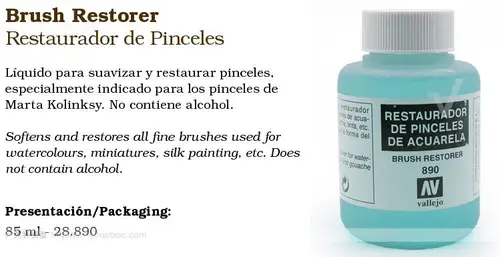 Imagen 2 del producto Vallejo Brush Fluido Reparador España AV BRUSH STORER (85ml) 28890