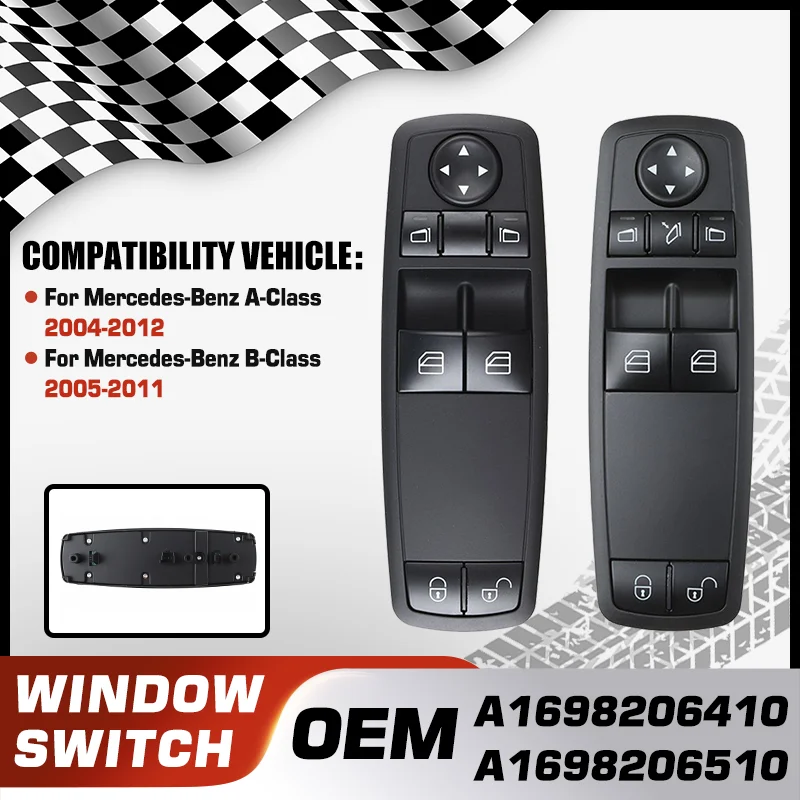 

A1698206410 A1698206510 For Mercedes-Benz A-Class MK2 2004-2012 Mercedes-Benz B-Class W245 MK1 2005-2011 Power Window Door Lock