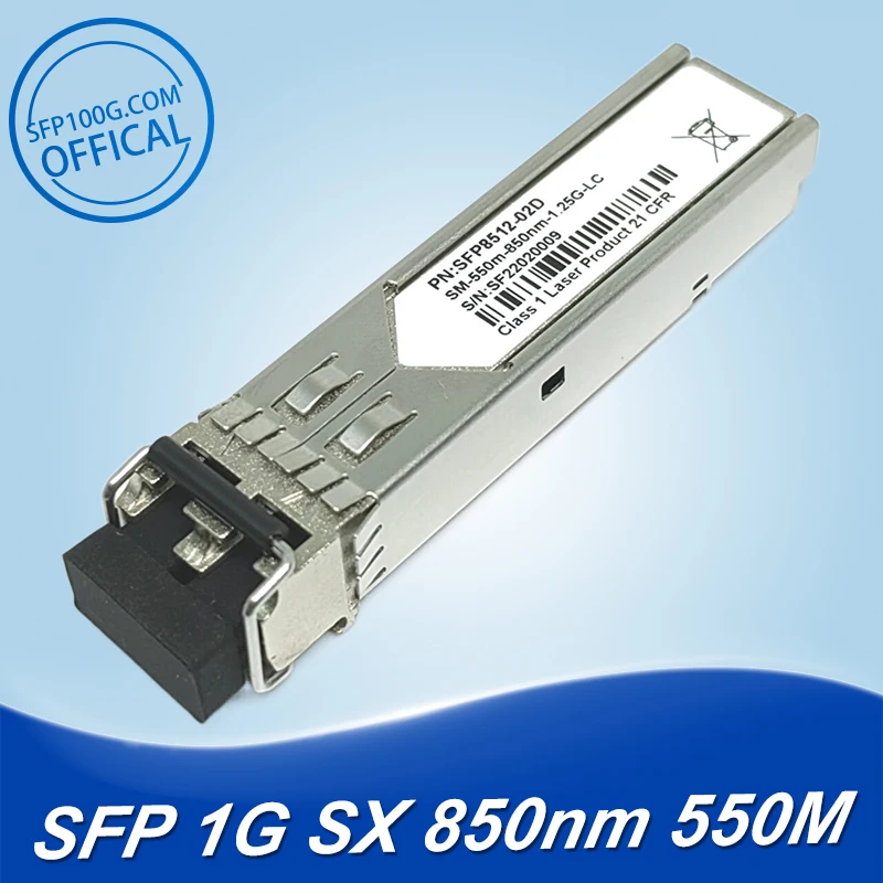 1.25G SFP 850nm SX LC Multimode Module 1000Base-SX Mini-Gbic TransceiverCompatible with Cisco/Mikrotik Switch DDM MM GLC-SX-MMD