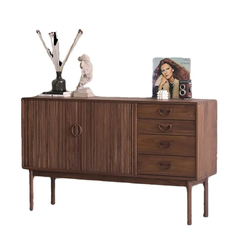 

Integrated organ against the wall, side cabinet, medieval solid wood storage cabinet