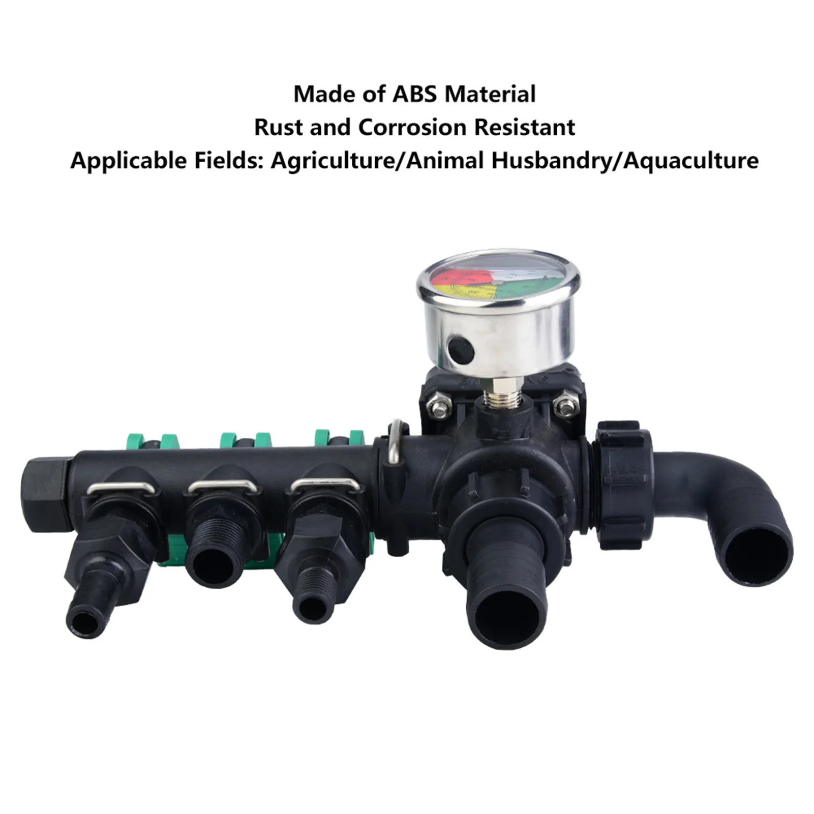 Agricultural Sprayer Control Shut Off Valve 3 Way Water Splitter