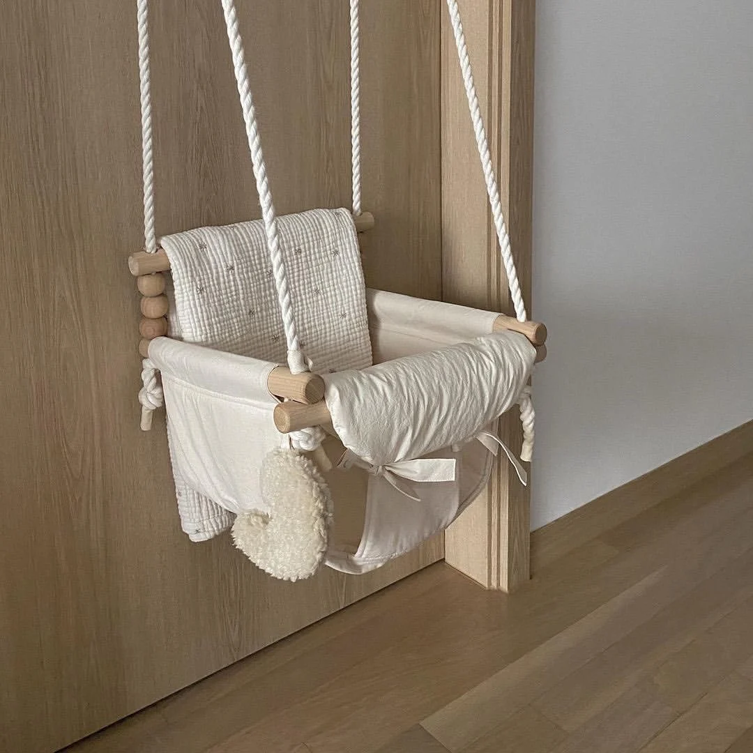 JOYLOVE Baby Swing Style Infant Household Indoor Hanging Chair Small Hanging Basket Swing Cloth Rocking Chair Children Swing