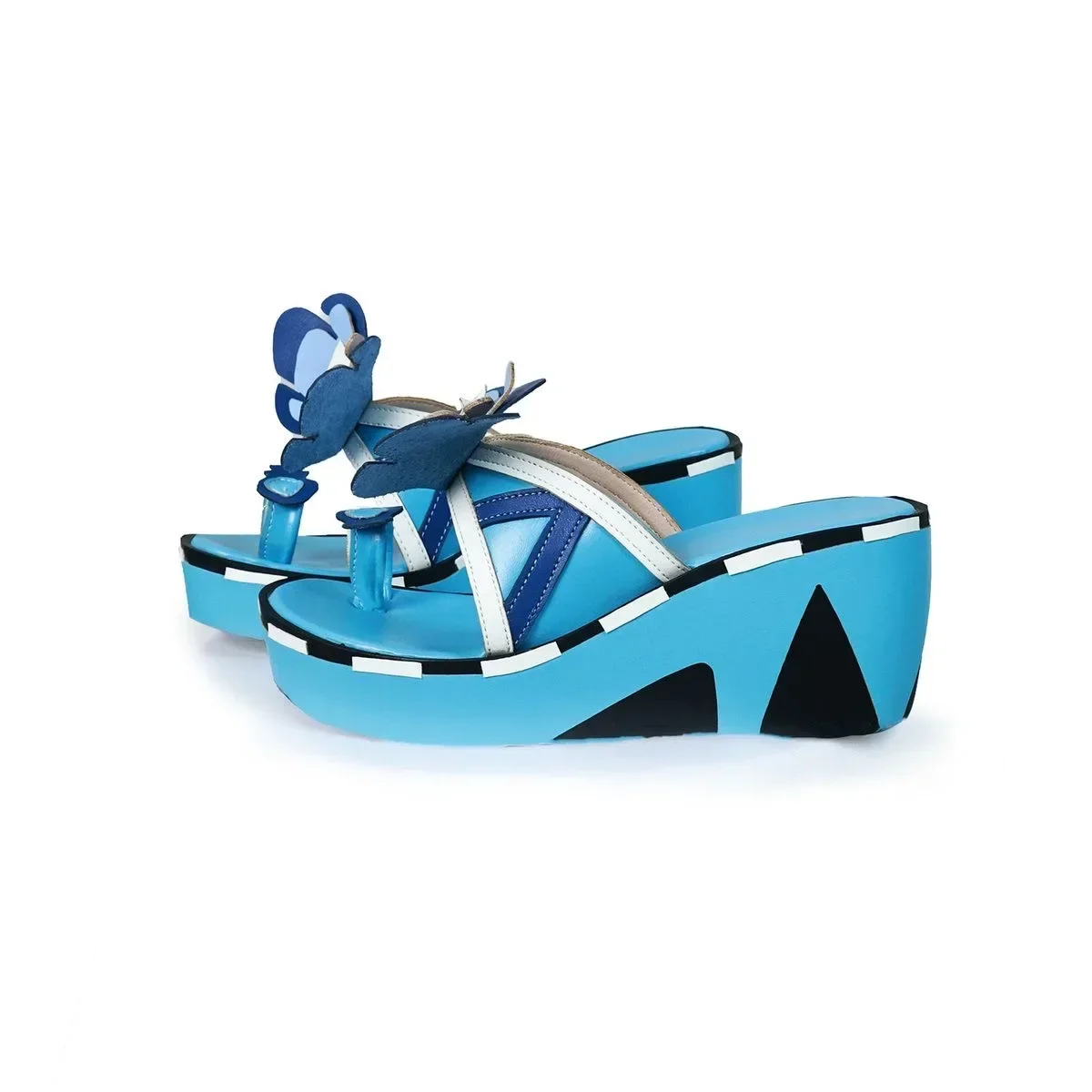 Game Genshin Impact Mualani Cosplay Shoes Adult Women PU Leather Flat Shoe Costume Sandal Accessory Halloween Foot Boots Props