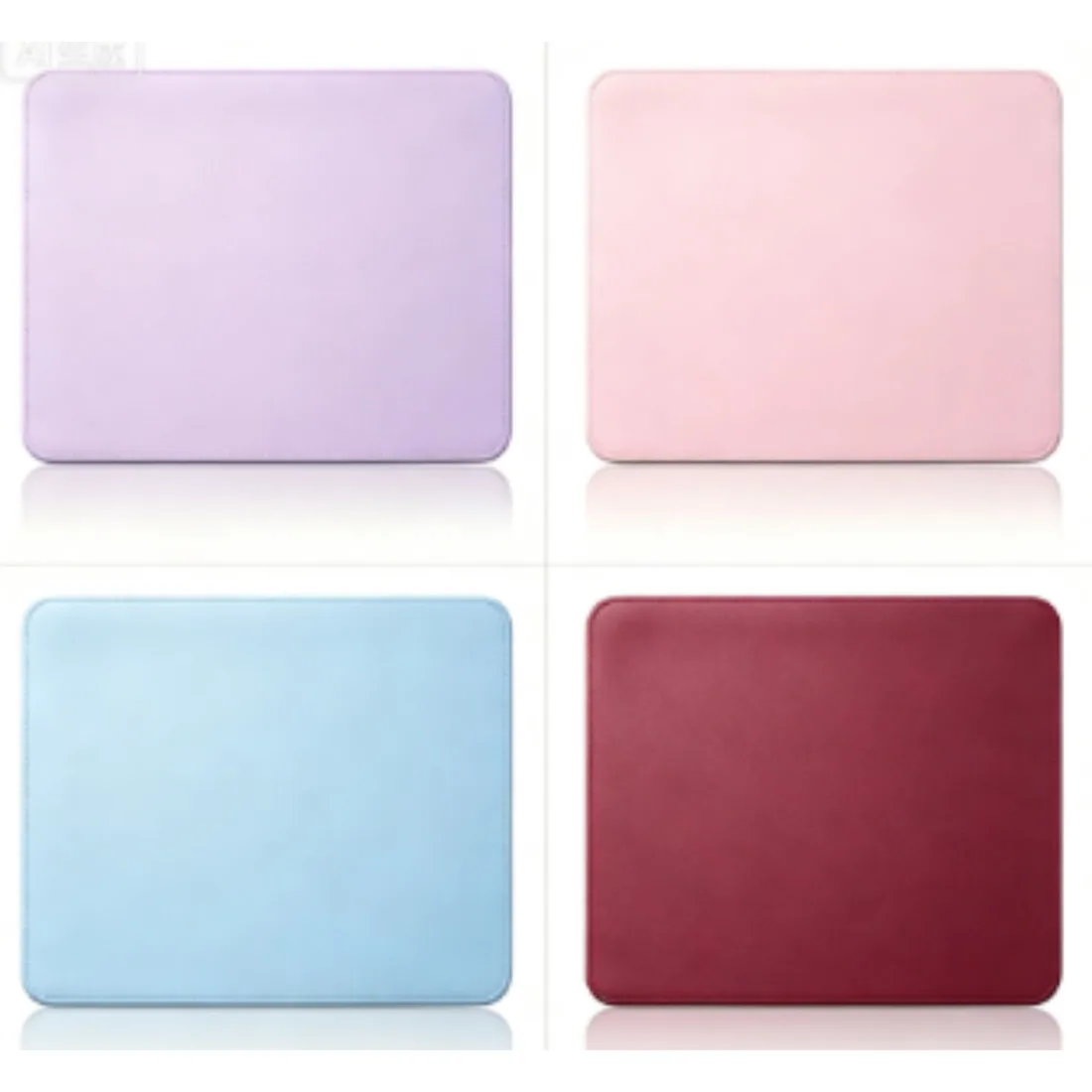 CIFBUY 1pc Macaron Solid Color Mouse Pad, Non-Slip Rubber, Stitched Edge, Desktop Decor for Gaming Office Home,  Gift