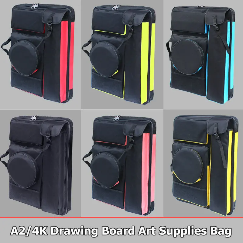 Large Capacity Art Bag Waterproof A2 Drawing Board Art Supplies Bag Painting Tools Backpack For Artist