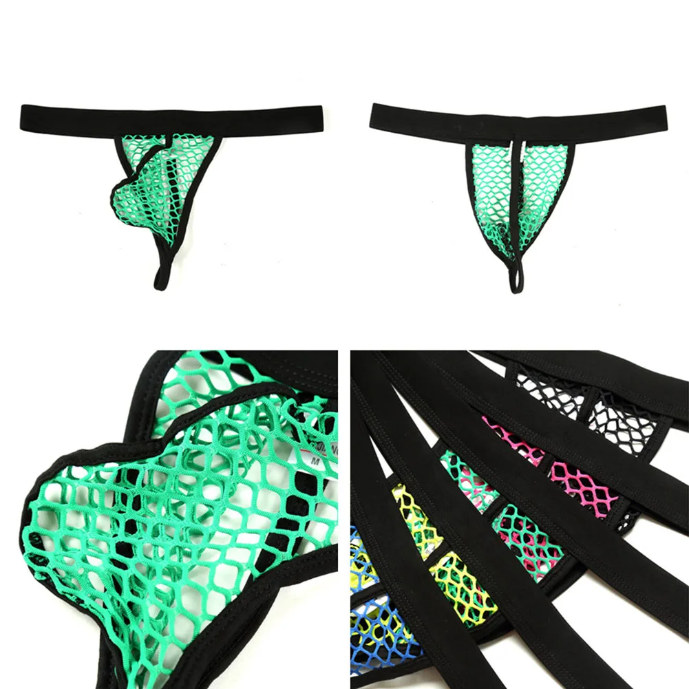 

Сексуальные мужские стринги, дышащее нижнее белье, сетчатое эротическое нижнее белье, танга, U-мешочек, сумка