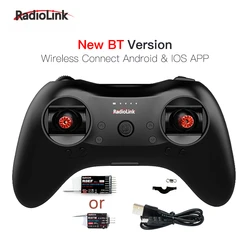 Radiolink T8S 2.4G 8 Channel Radio Remote Transmitter with Receiver R8EF Game Shape Controller 2000m for FPV Drone RC Aircraft