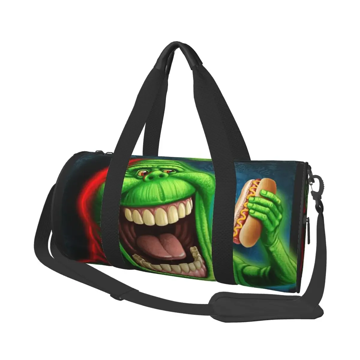 

Ghostbusters Slimer Large Duffle Gym Bag Waterproof Duffle Travel Bags Handbags Fitness bag