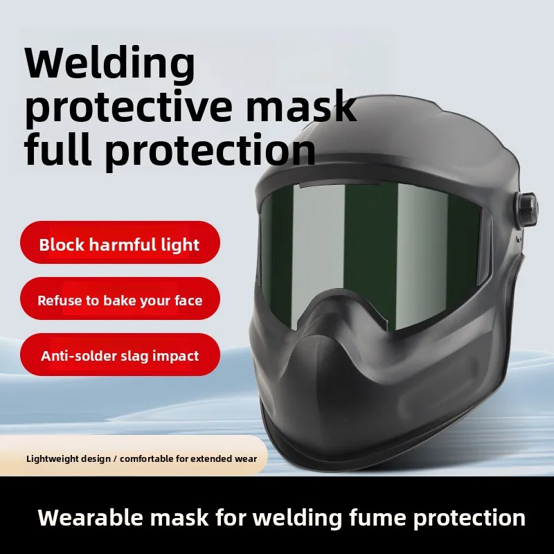 Head Mounted Welding Mask Welder Welding Protective Face Grinding Cutting Anti Impact UV Protection Safety Welding Helmet