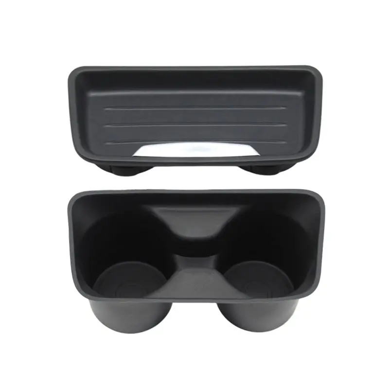 AB56-Car Center Console Cup Holder+Drink Storage Tray Kit For BMW