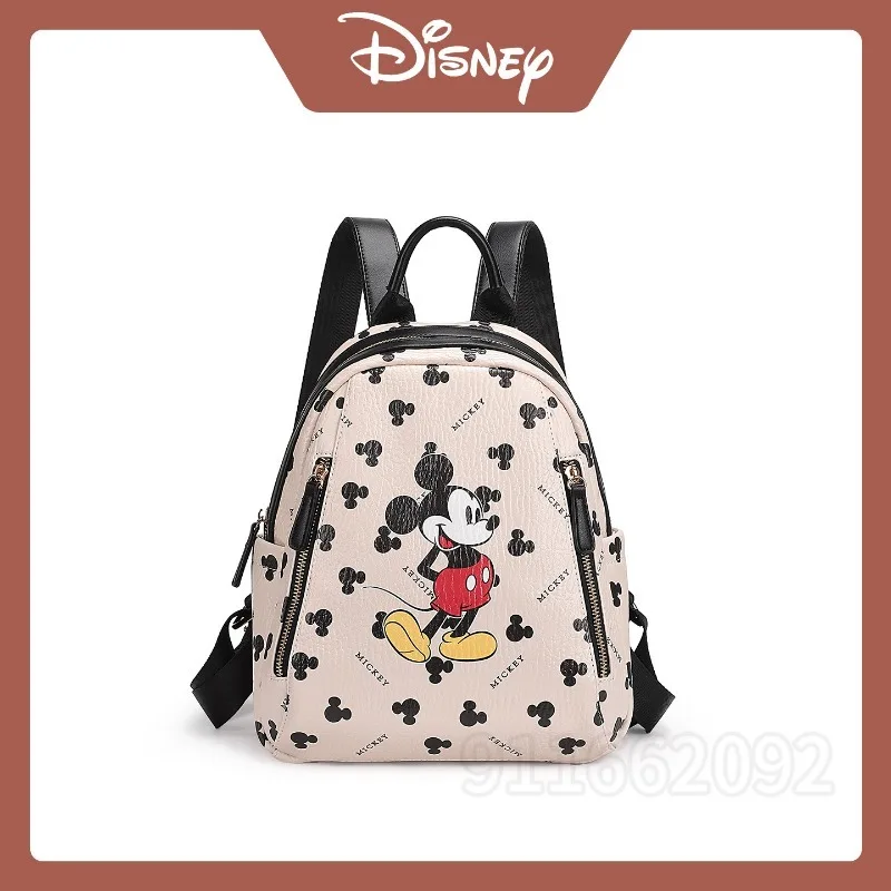 

Disney Mickey New Women's Backpack Luxury Brand Original Women's Backpack Cartoon Fashion Casual Backpack Large Capacity