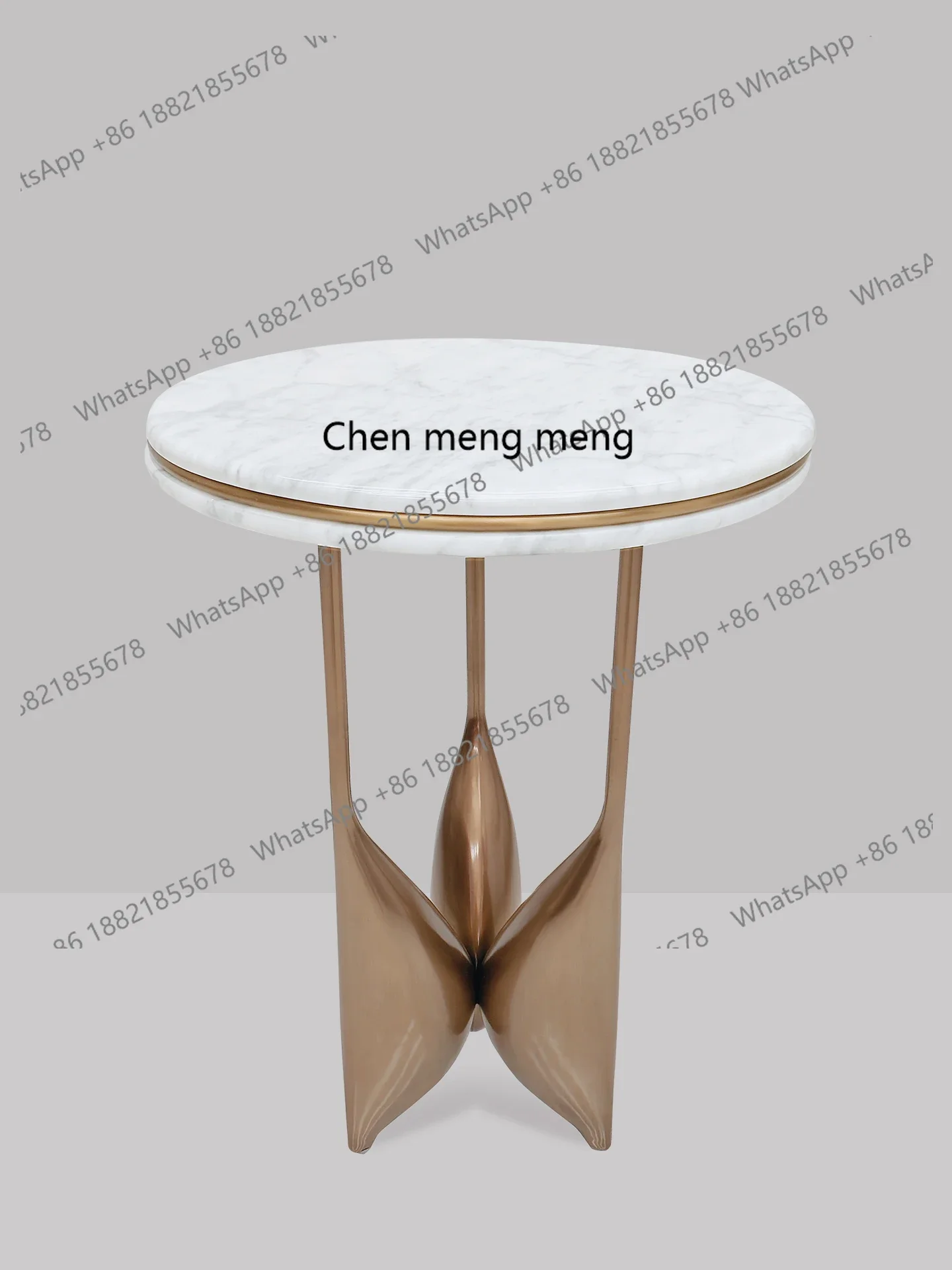 

cc182Italian minimalist sofa side table mobile living room round table small coffee table