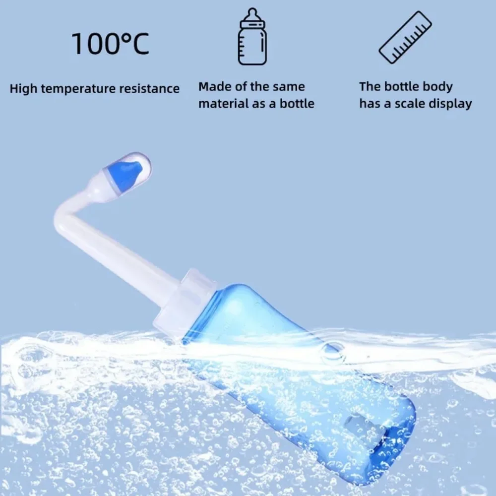 1 Pcs 300/500ml Nasal Wash Cleaner Bottles Adults Children Nose Protector Rhinitis Nasal Washer Avoid Allergic Rhinitis Neti Pot