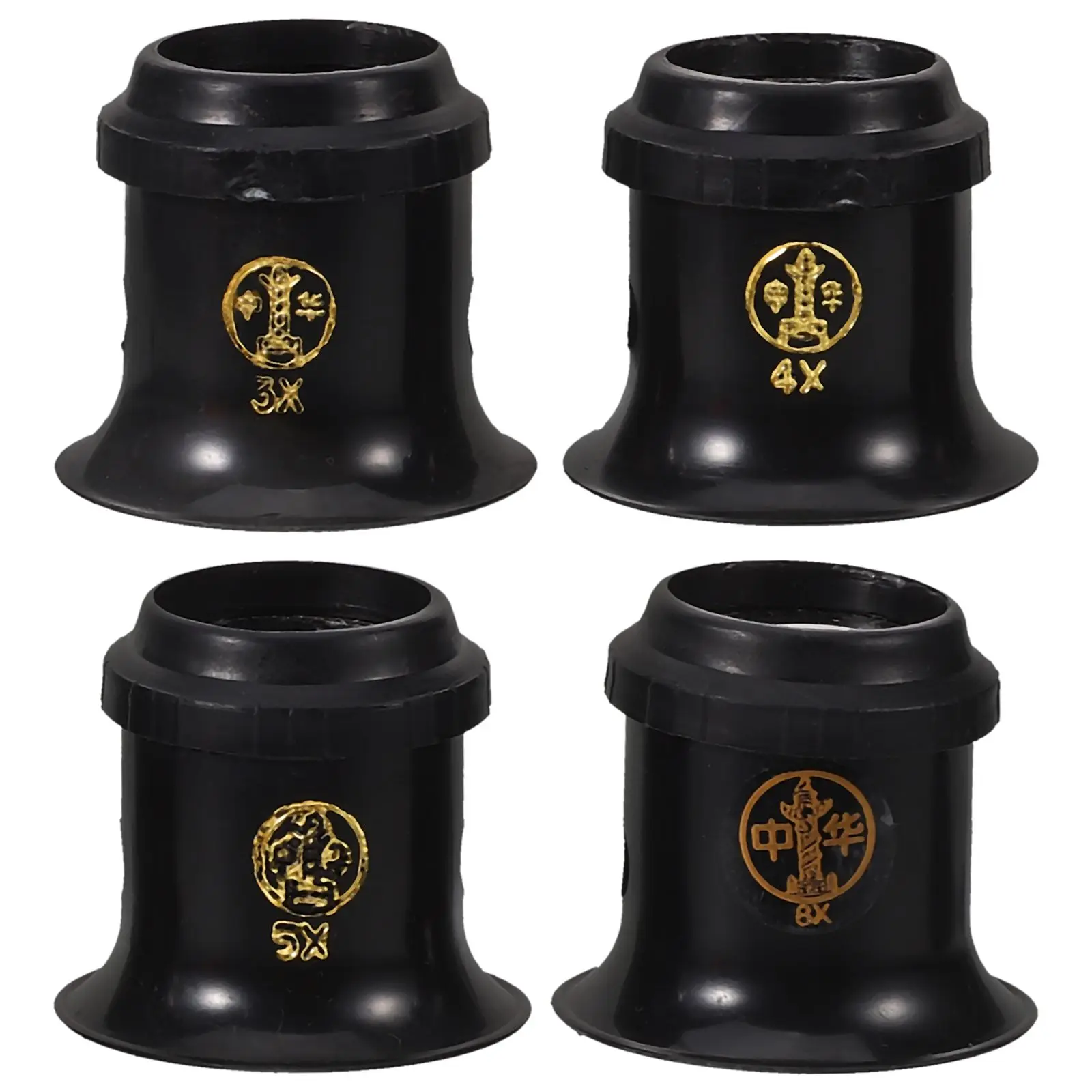 

4 Pcs Jewelry Tools Watch Repairing Glasses for Close Work Portable Head Jewelers Loupe Magnifier Loupes