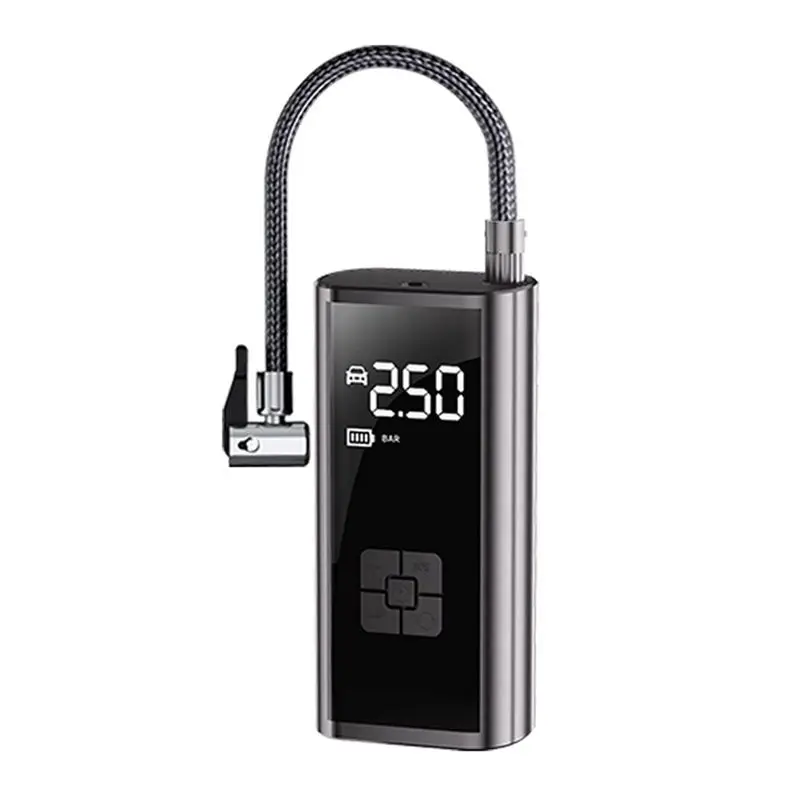 

Беспроводной автомобильный электрический насос ABHI, портативный насос для накачивания шин с подсветкой для автомобилей