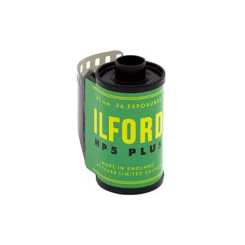 ILFORD HP5 PLUS 400 135 فيلم أبيض وأسود 1-10 لفات لكاميرا فيلم Kodak Fujifilm إصدار عتيق (متوافقة - 2028)