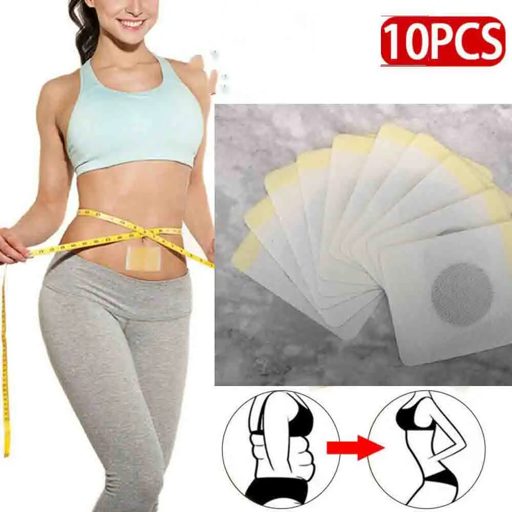 10pcs Slim Patch Weight Loss Navel Sticker Slimming Products Fat Burning Cellulite Fat Burner For Weight Loss Paste Belly Waist