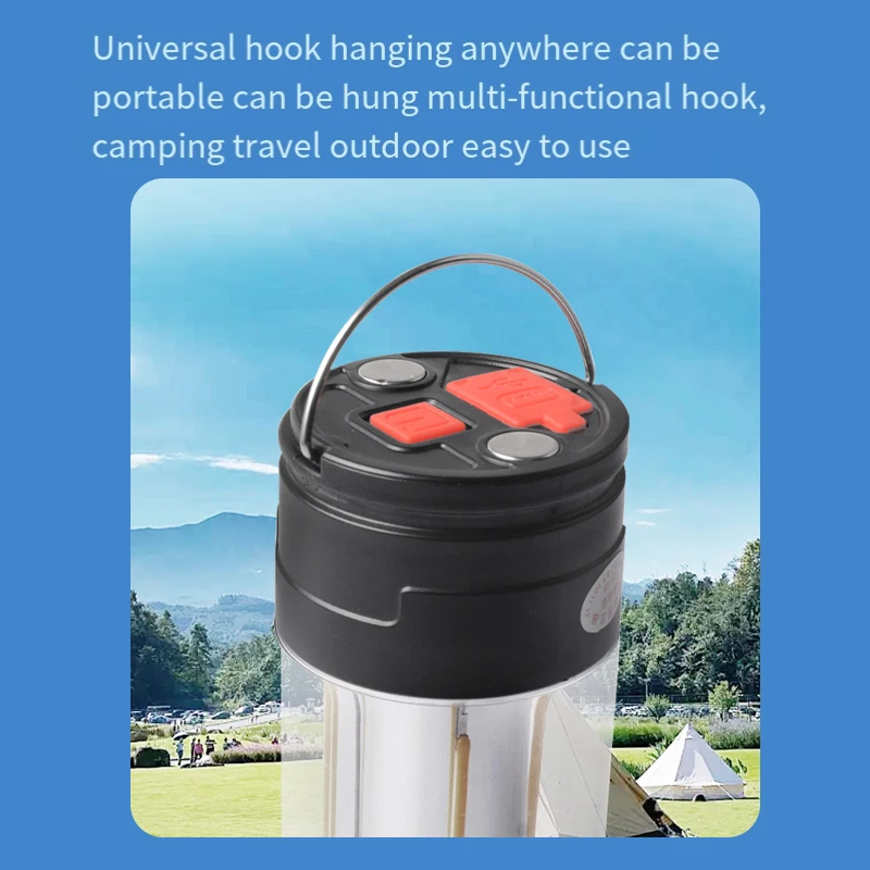 Rechargeable Flashlight Magnetic Torch Zoomable Flashlight COB Zoom Highlight Outdoor Lighting