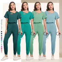 Women Medical Hospital Doctor Scrubs Cartoon Printed Nurses Uniform Scrub Sets Uniforms Straight Pants Scrubs Nurses Accessories