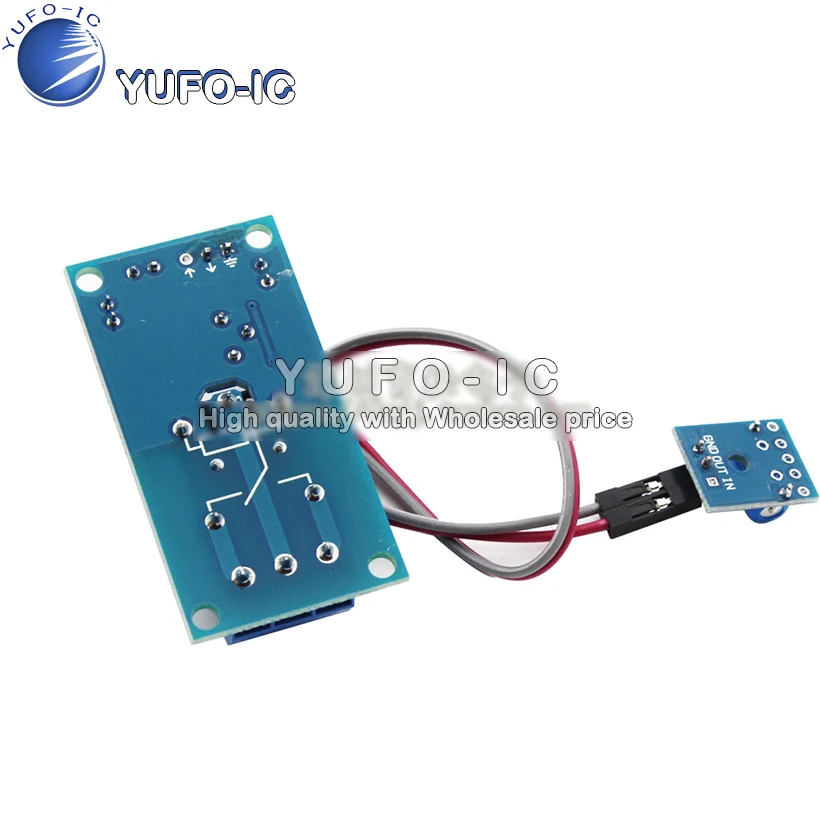 Normally Closed Vibration Sensor Module Plus Relay Module 2-in-1 Module Alarm Triggered Vibration Module