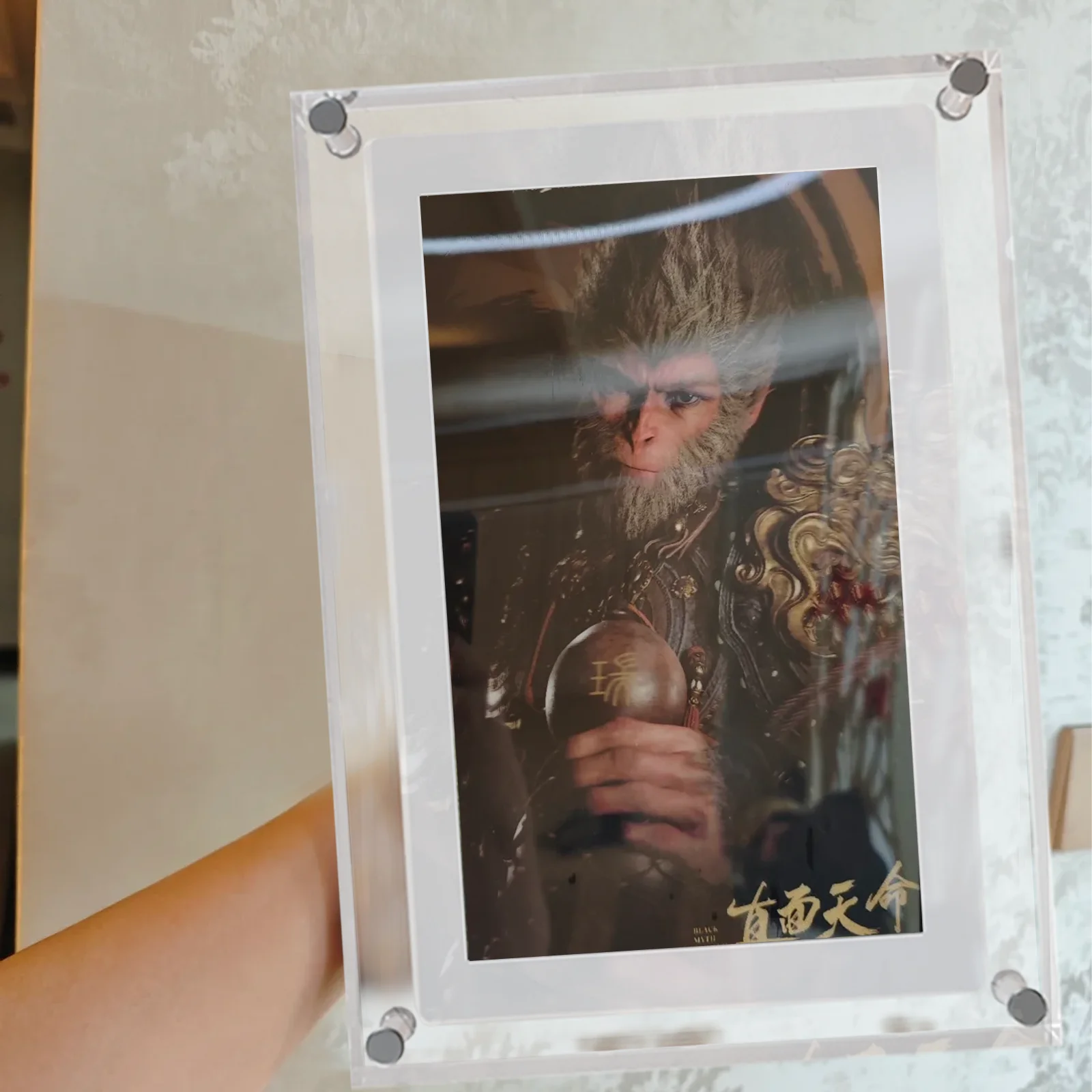 7inch motion frame digital photo frame 600x1024 IPS Screen NFT Display 1G Memory Battery Speaker type c