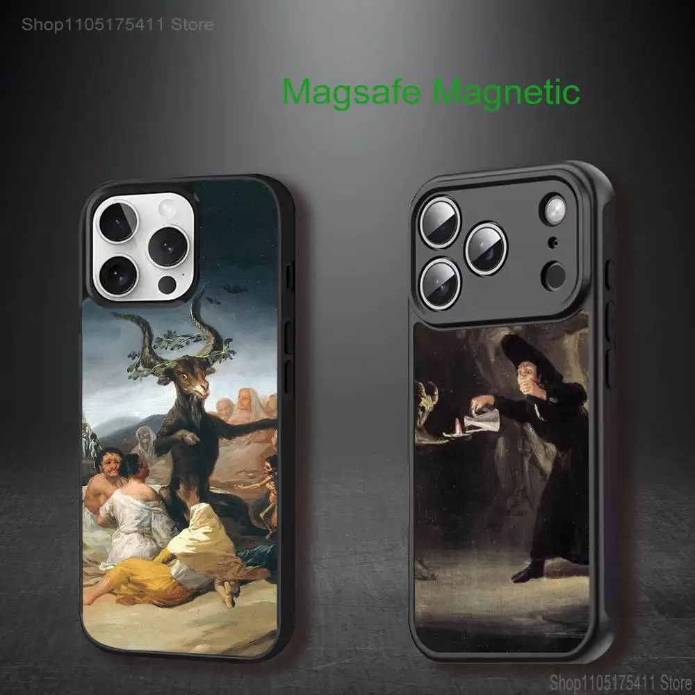 

Art F-Francisco G-Goya-a Phone Case For iPhone 17,16,15,14,13,12,11,Pro,Max,Plus,Mini,SE4,E Magnetic Magsafe Wireless Charging