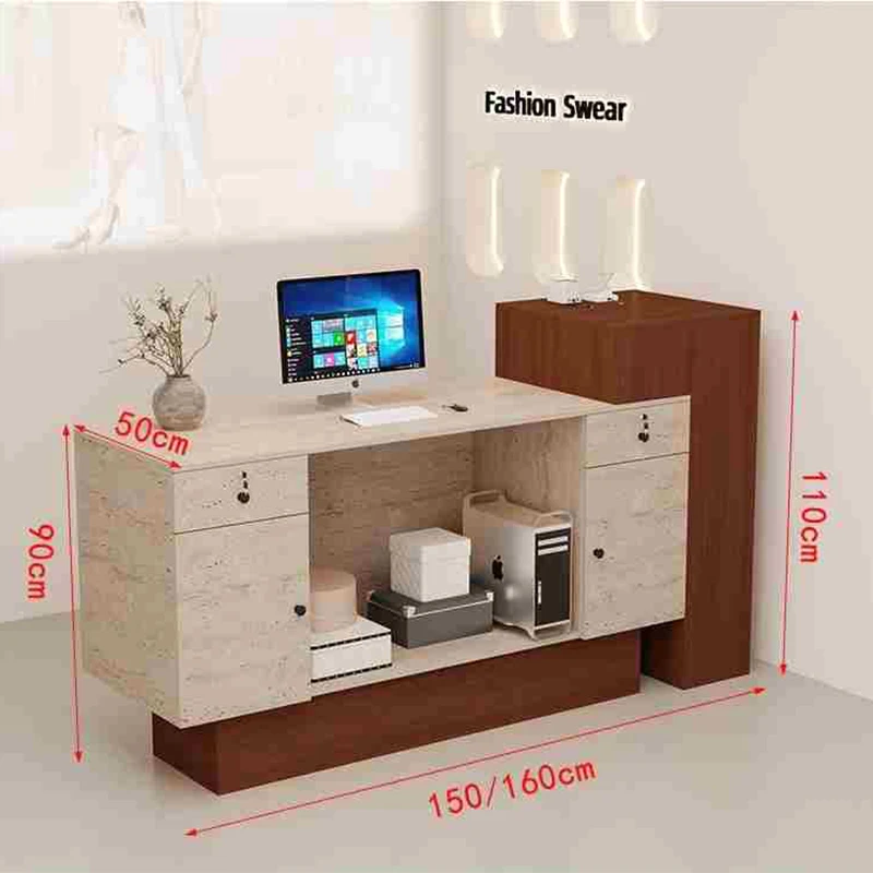 الكلاسيكية الفاخرة منصة مشروبات الحديثة بسيطة تخزين كبار مكتب الاستقبال الشمال التجارية Toonbank Winkel الأثاث التجاري