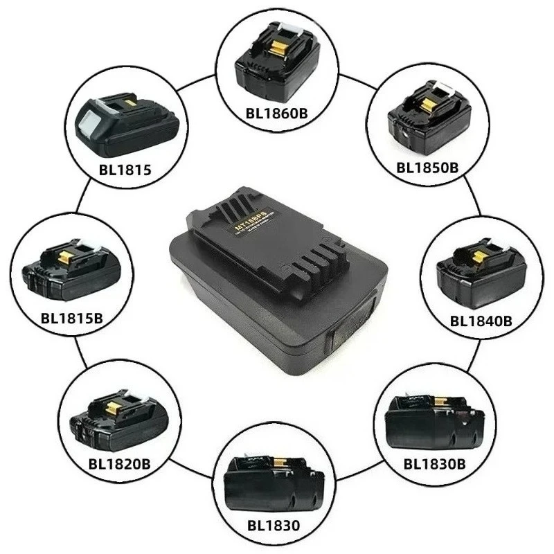 For Makita 18V Lithium-Ion Batteries MT18BPS Battery Adapter for Black Decker/for Porter Cable/for Stanley Battery Power Tools - Image 3