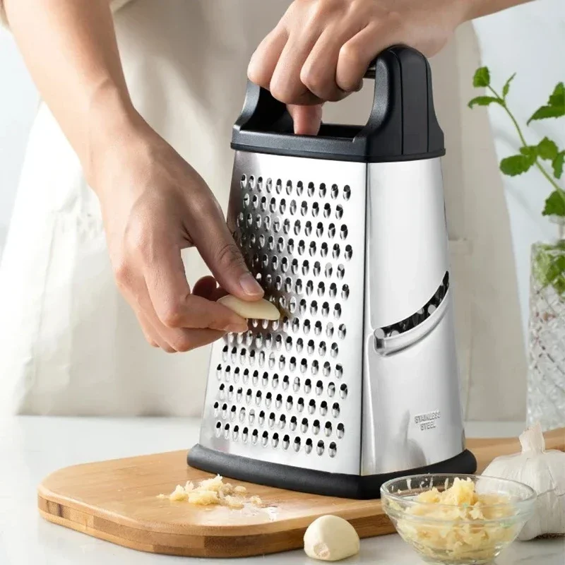 

Four-side Box Grater Vegetable Slicer Tower-shaped Potato Cheese Grater Multi-purpose Vegetable Cutter Kitchen Accessories