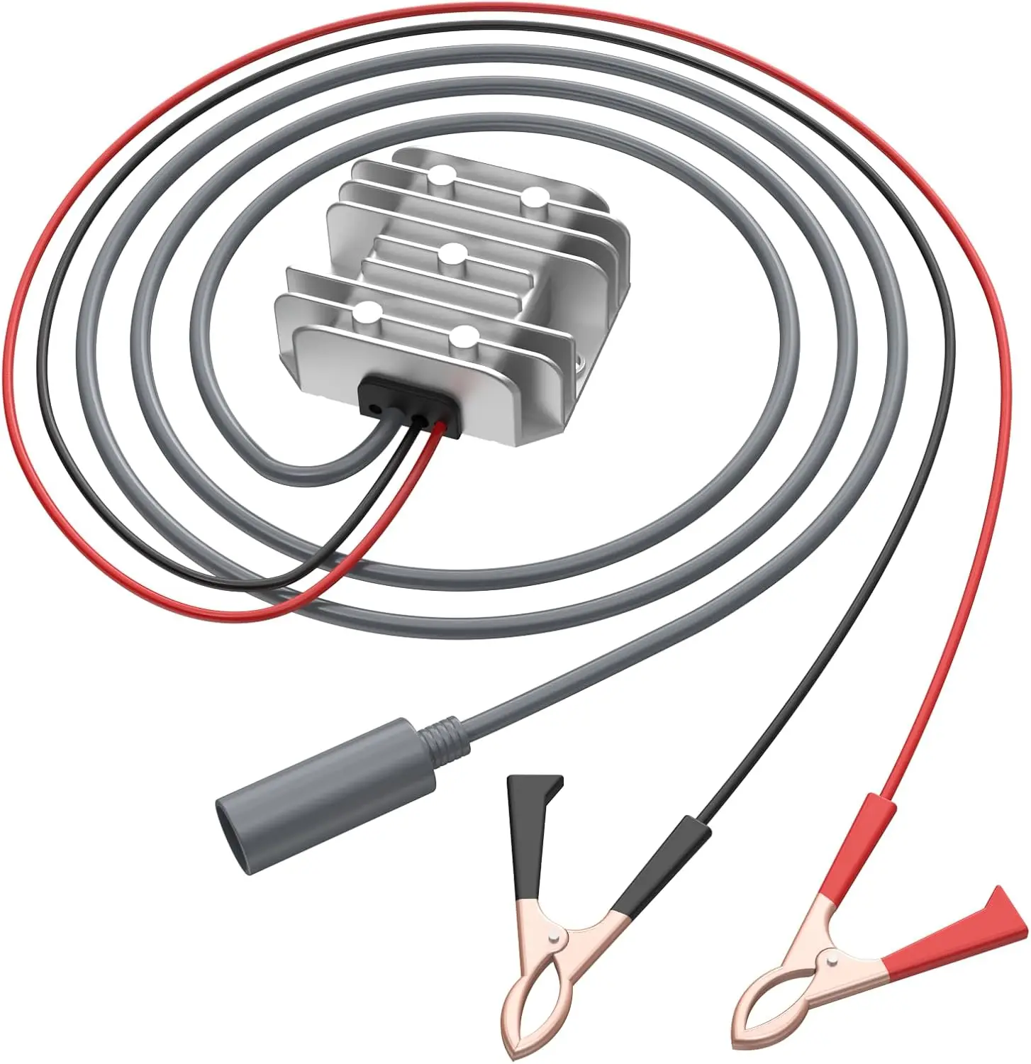

12V to 30V/3.5A DC Converter for RV/Truck etc, Compatible with Starlink Mini Accessories, Upgrade with Removable Alligator Clips