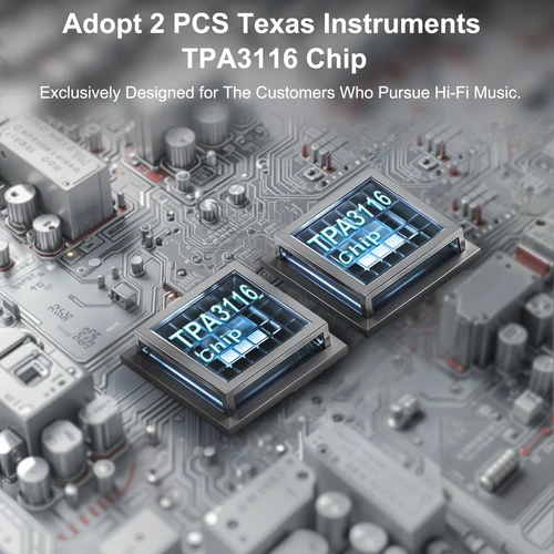 Imagen 2 del producto Woopker TPA3116D2 * 2 Subwoofer amplificador Bluetooth AK3116 100W * 2 HiFi 2,0 amplificadores de potencia de Audio Digital Clase D Amp graves agudos