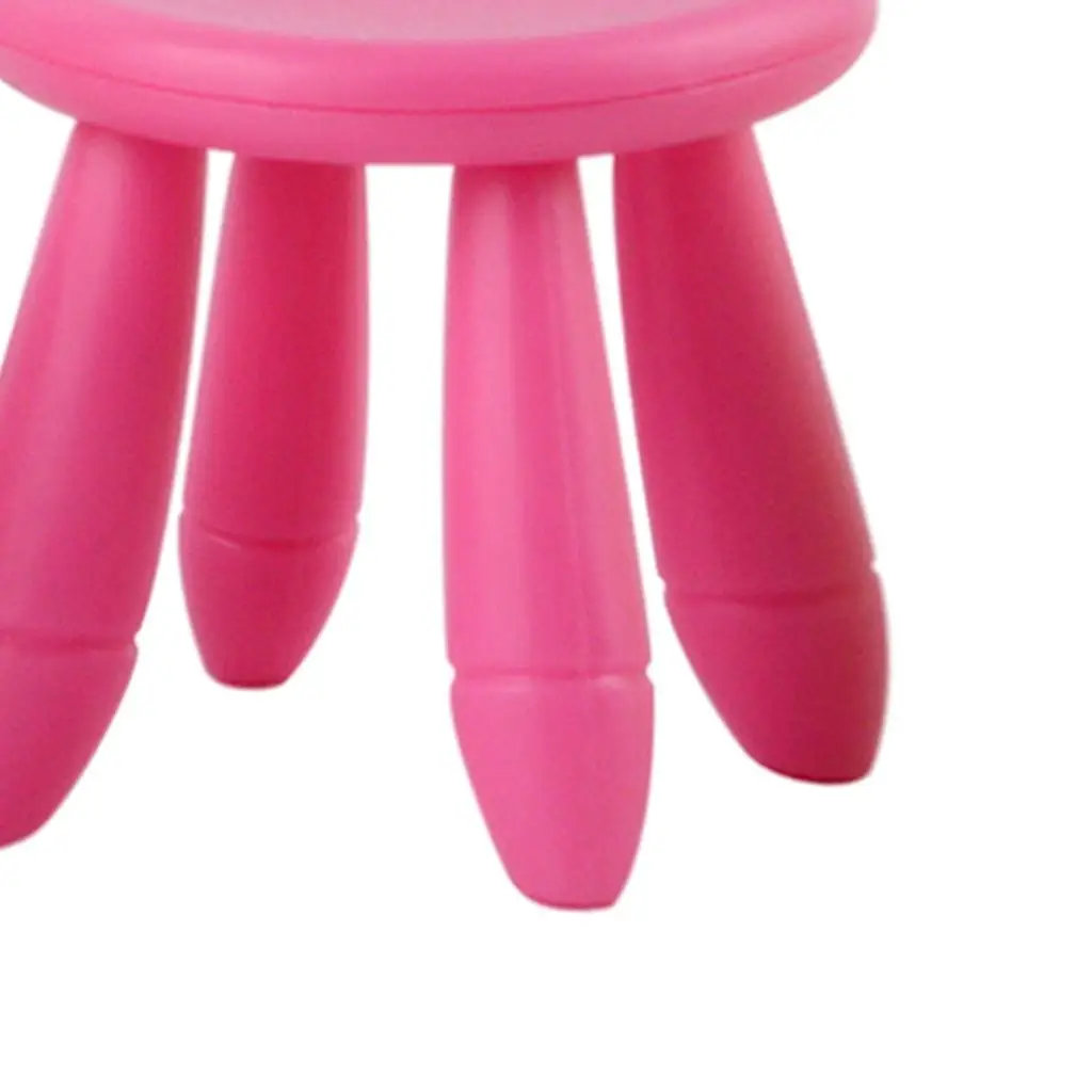 Simulação pequena cadeira fezes móveis em miniatura bancos redondos cadeira brinquedos