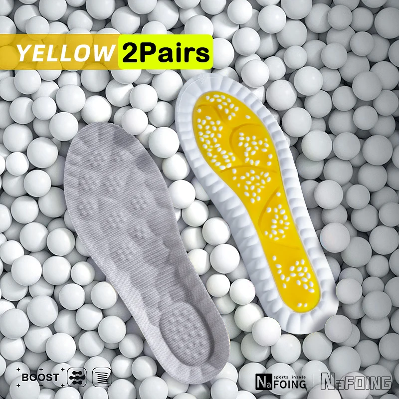 

4pcs Sport Insoles Arch Support Breathable Technology Design Shock Absorption Shoes Pad Outdoor Running Rzoom Air Cushion Insole