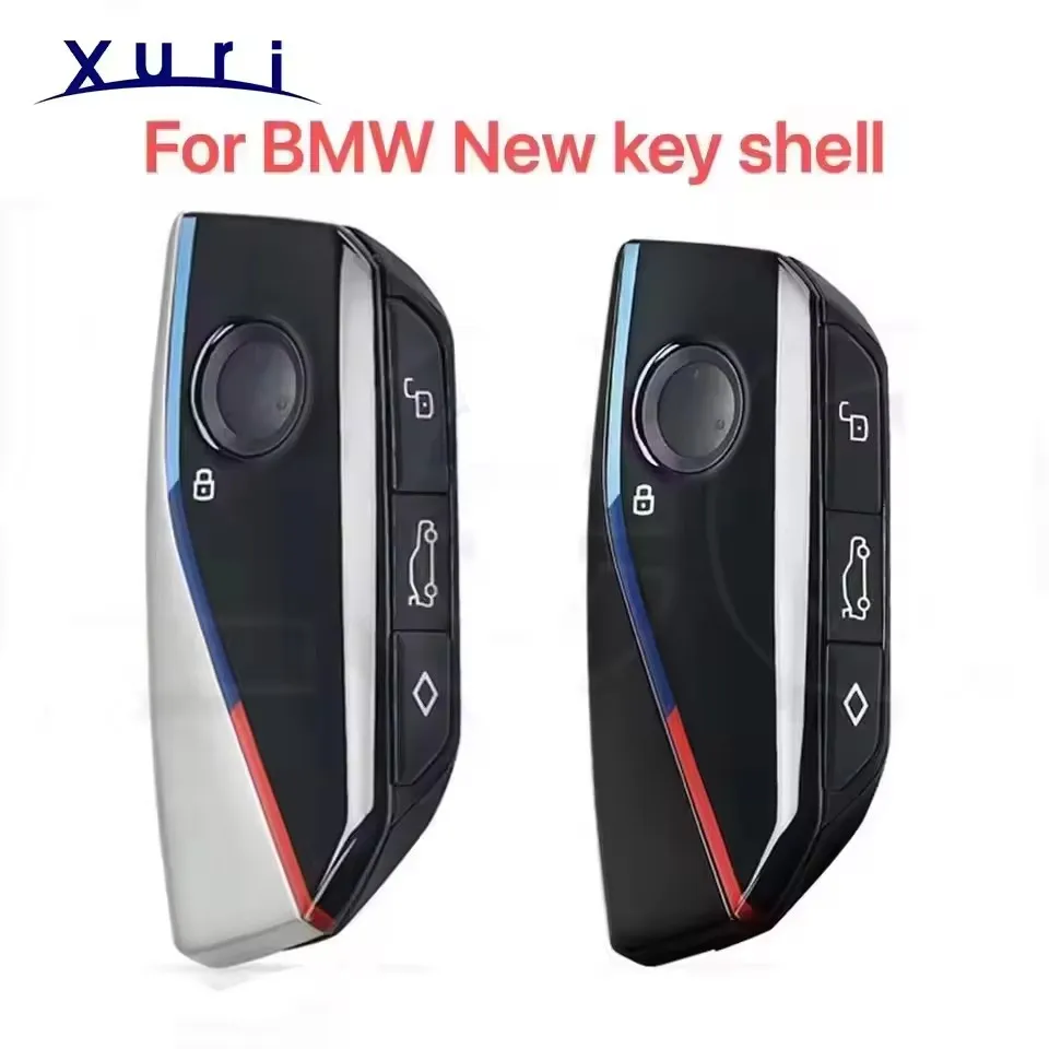 For BMW NEW Smart Key Shell Black/Silver for I5 I7 IX X1 X5 X6 X7 XM Z4 X1 U11 I7 G70 X7 Lci 320i F20 U06 M3 Gtr X3X5 X7 F48