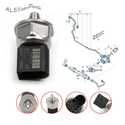 Fuel Pressure Sensor 06K 906 051 04C 906 054 A 06J 906 054 C Automobiles Sensors For Audi A4 A5 Q5 Q7 TTS Coupe VW Passat Tiguan