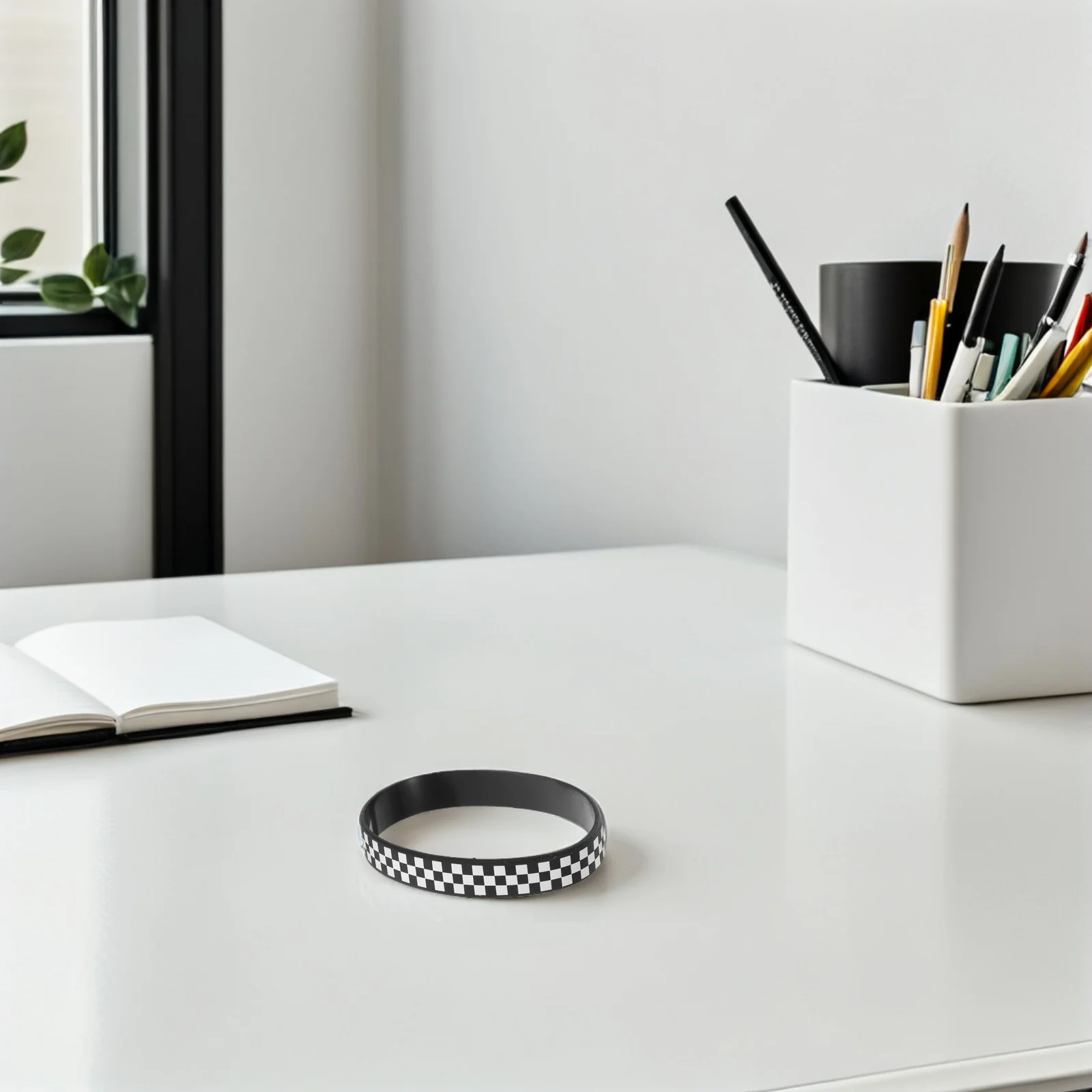 40 pçs pulseiras xadrez carro de corrida fontes festa superfície texturizada desgaste confortável para atividades dinâmicas pulseiras de borracha