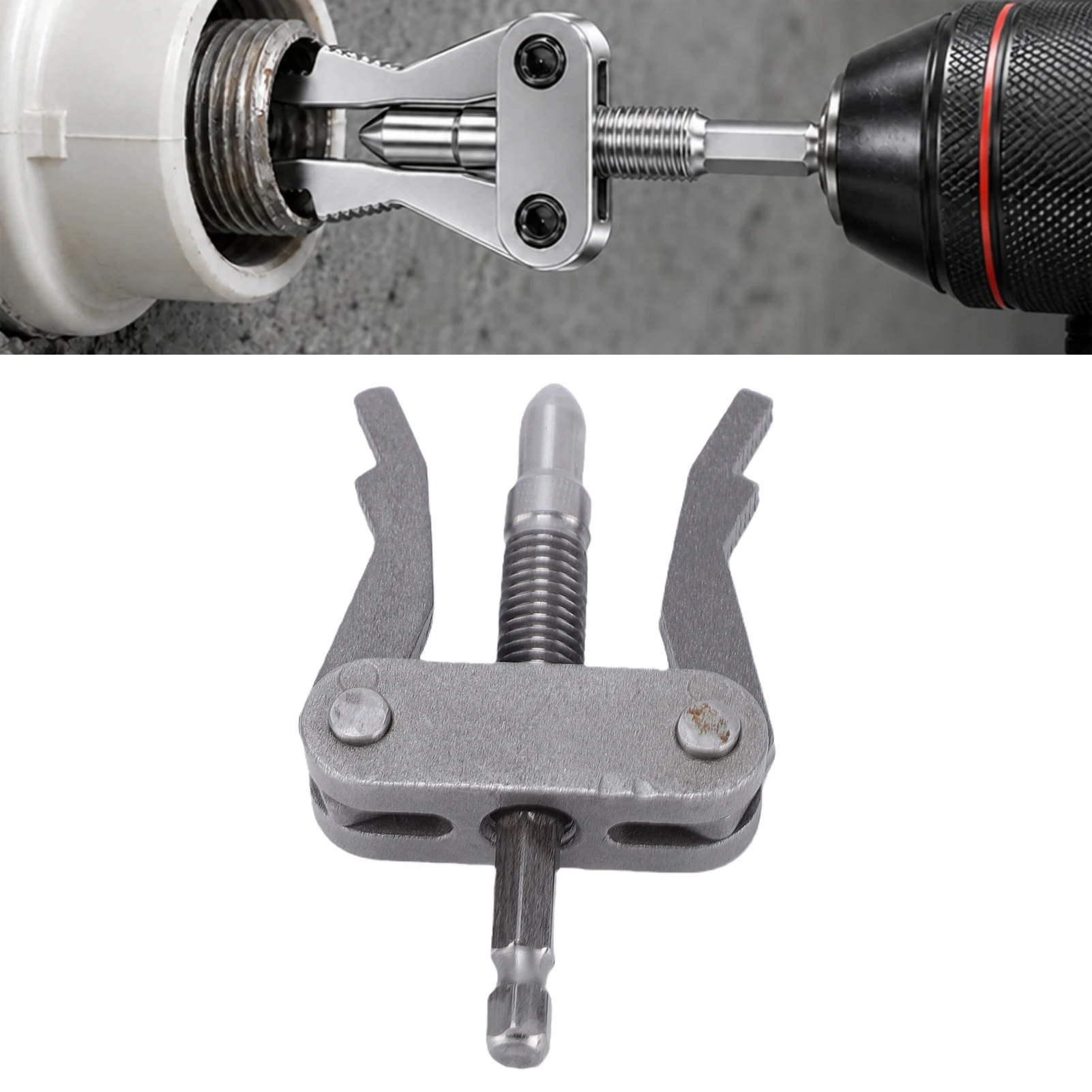 3 in 1 Pipe Valve Extractor Broken Pipe Extractor Tool for 1/2 3/4 1 Inch PPR PVC MPP Plastic Pipes Broken Pipe Extractor 2pcs
