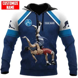 PLstar Cosmos Personalized Name Wrestling 3D Printed Men's hoodies Autumn Unisex pullover Casual Jacket Tracksuits TDD74