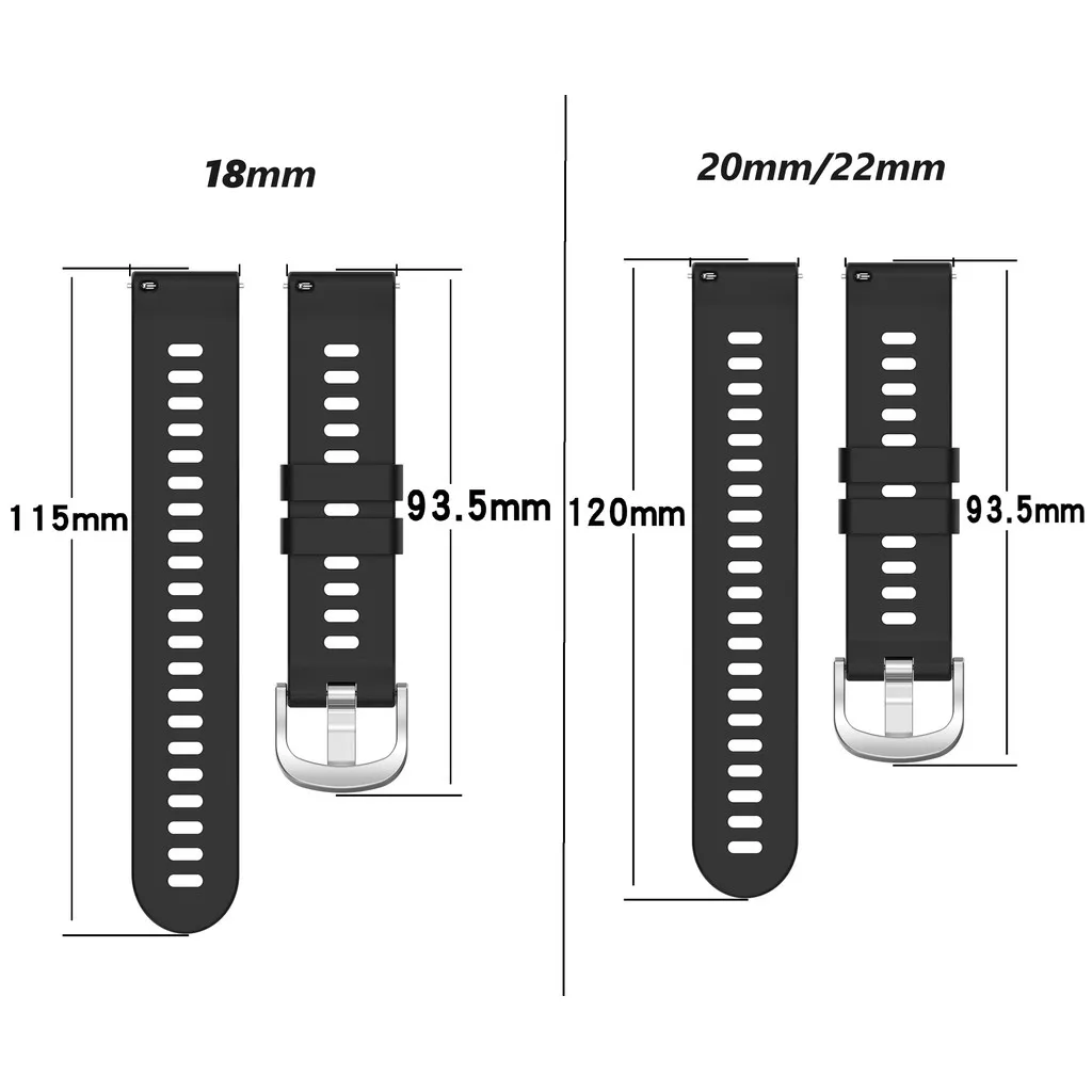 Silicone Strap For Garmin Forerunner 265 255 255S 265S 245 245M 645 645M 55 158 165 Music Simple Colors Smart Band