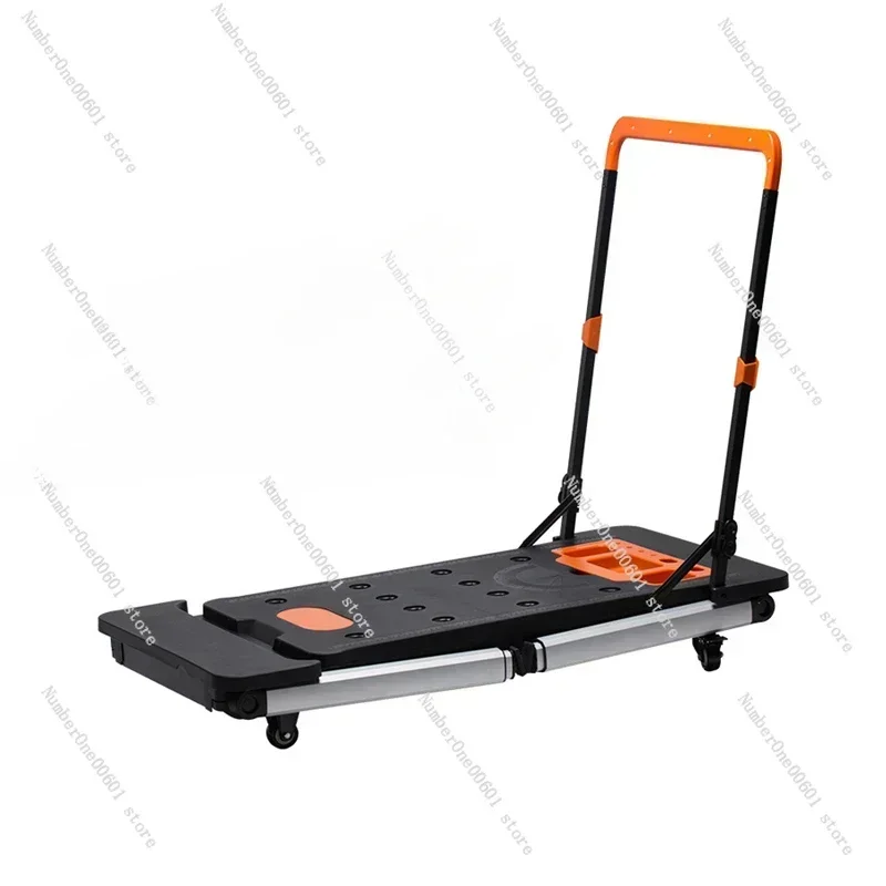 7 In 1 Portable Workbench ,Multifunctional Folding Work Table,Sawhorse, Scaffold, Hand Truck, Car Creepe