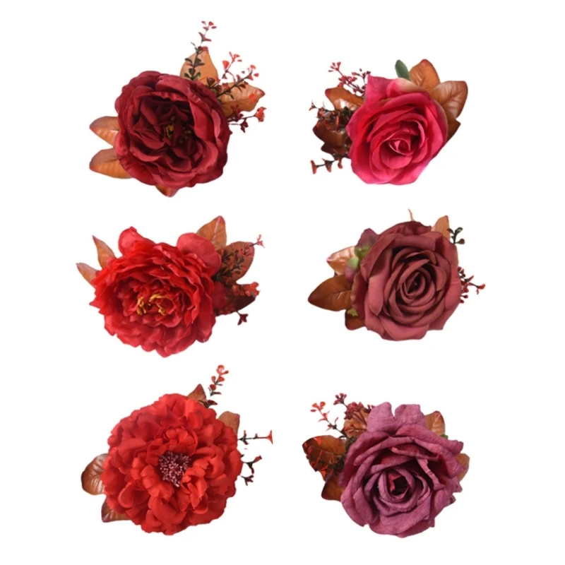 

Rose Curtain Tieback Clip-on Flower Tie Backs Holder Drape Accessories Dropship