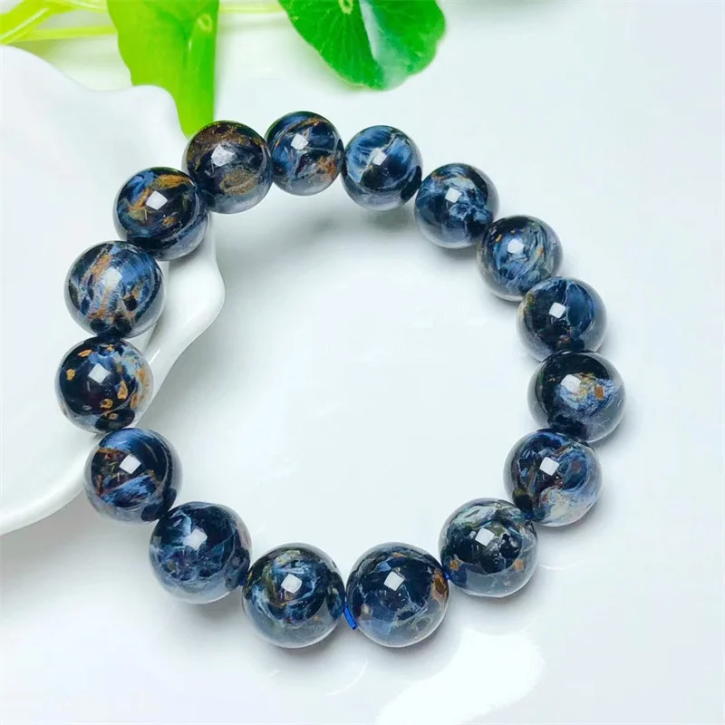 Natural Peter Stone Bracelet Round Bead Crystal Reiki Healing Stone Fashion Female Jewelry For Women Gift 1pcs 11MM12MM