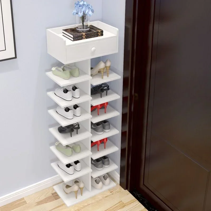 Modern Living Room Shoe Cabinets Solid Wood Corner Triangle Corner Shoe Cabinets Space Saving Bedroom Schoenenkast Furniture