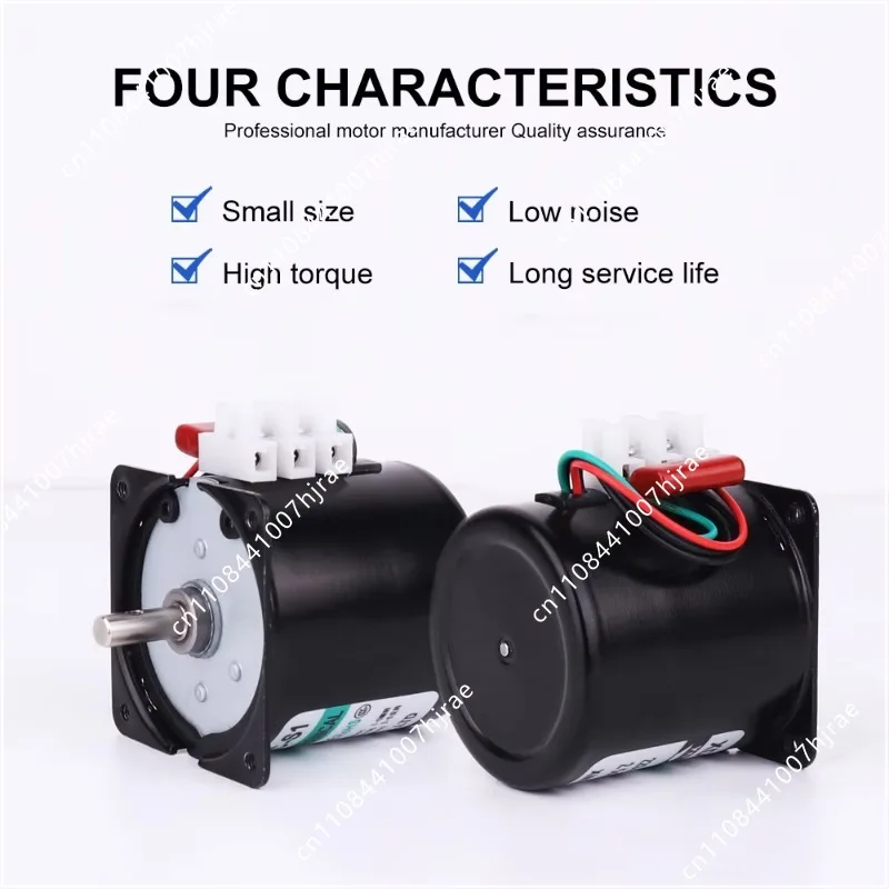 60KTYZ Small Lightweight 220V AC Synchronous Motor For Light Barbecue Rotation Various Industrial Equipment Applications