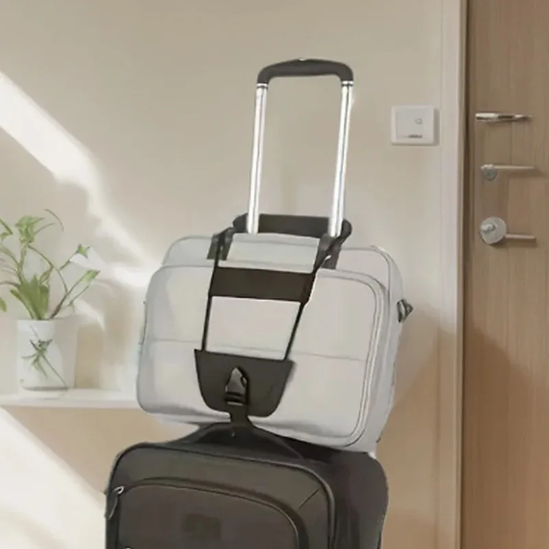 1pcs Luggage Straps with Cross Shaped Straps Wear-resistant Expandable and Load Reducing Oxford Cloth Elastic Rope - Image 2
