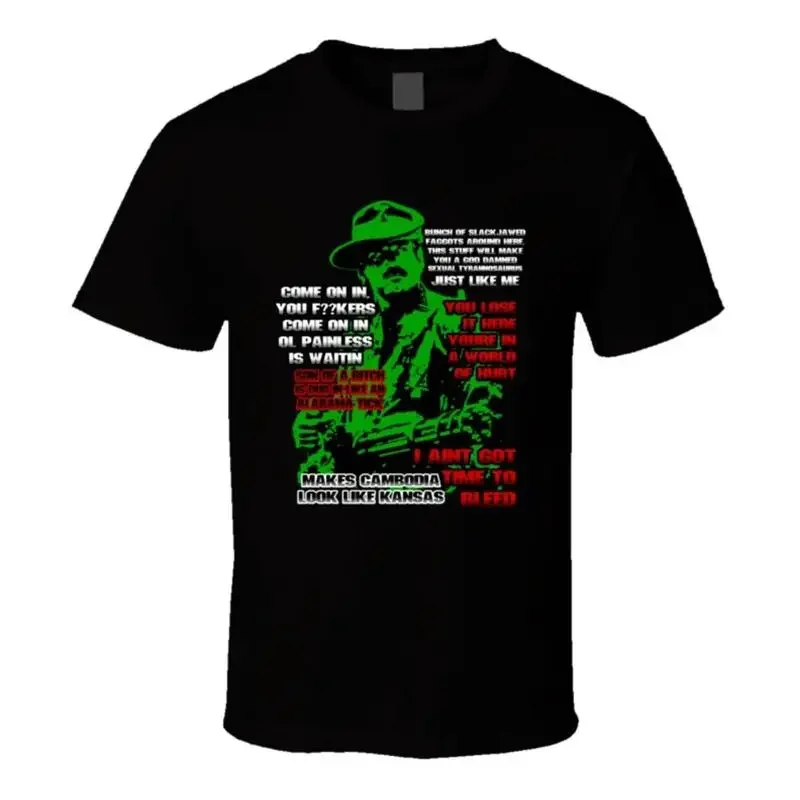 Predator Jesse Ventura Arnold Alien Movie 80s T shirt