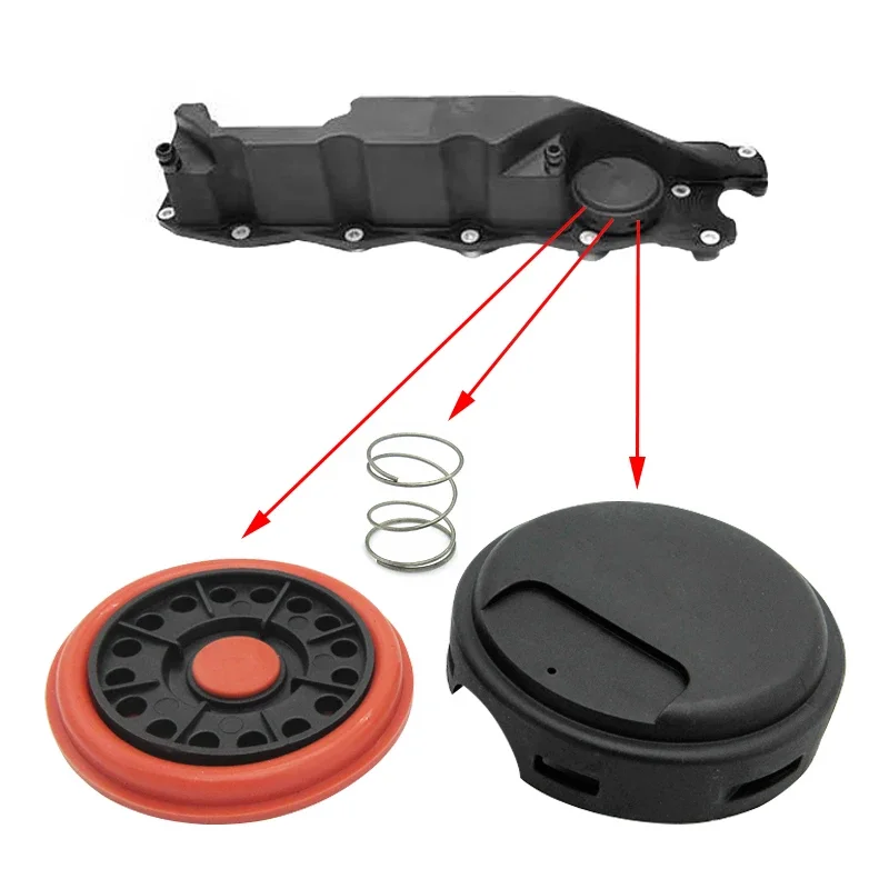 Rocker Valve Cover Membrane Repair Kit for Volvo S80 II AS V70 BW XC60 I II XC90 C 3.2L Diesel Engine Cylinder Head Cover Valve