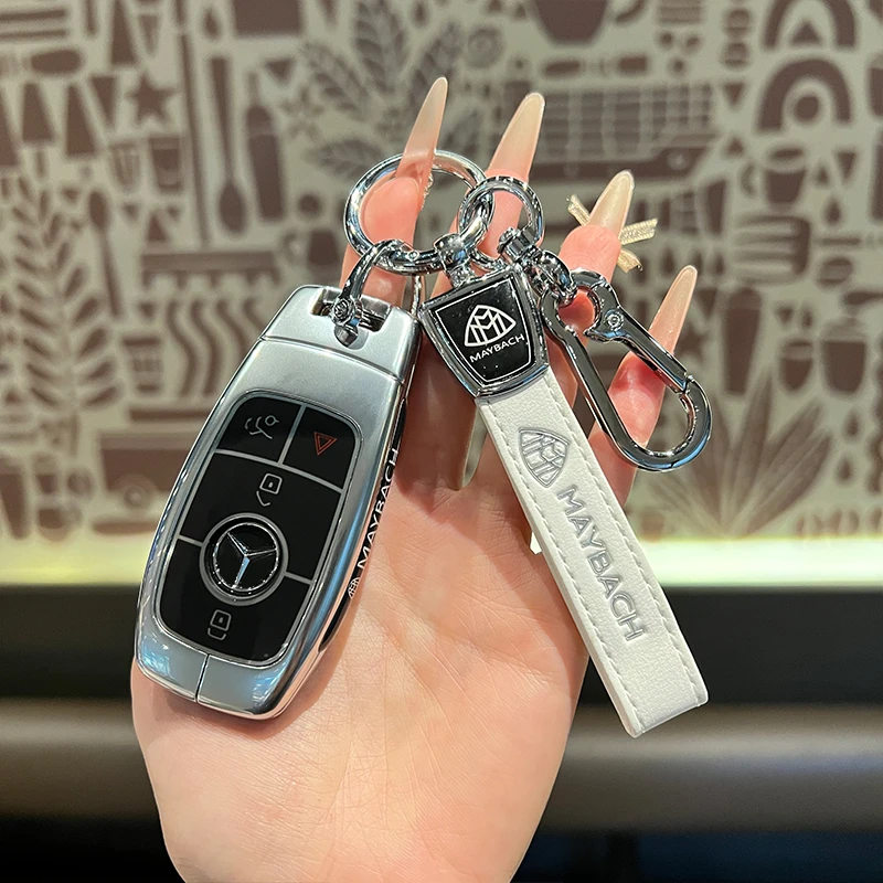 حافظة مفاتيح السيارة من البولي يوريثان الحراري لسيارة Mercedes Benz W213 W205 W176 W177 W211 W212 W210 W222 Class A Maybach A B C E S R GLS #3
