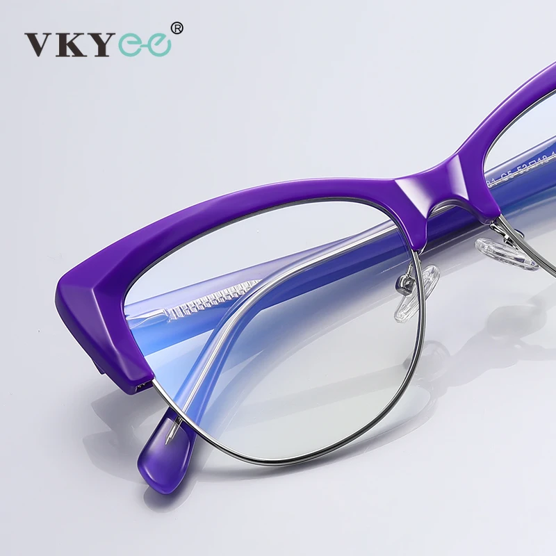 VKYEE Personalized Fashion New Design Women\'s Anti-blue Light Glasses Can Be Customized Prescription Photochromic PFD2181