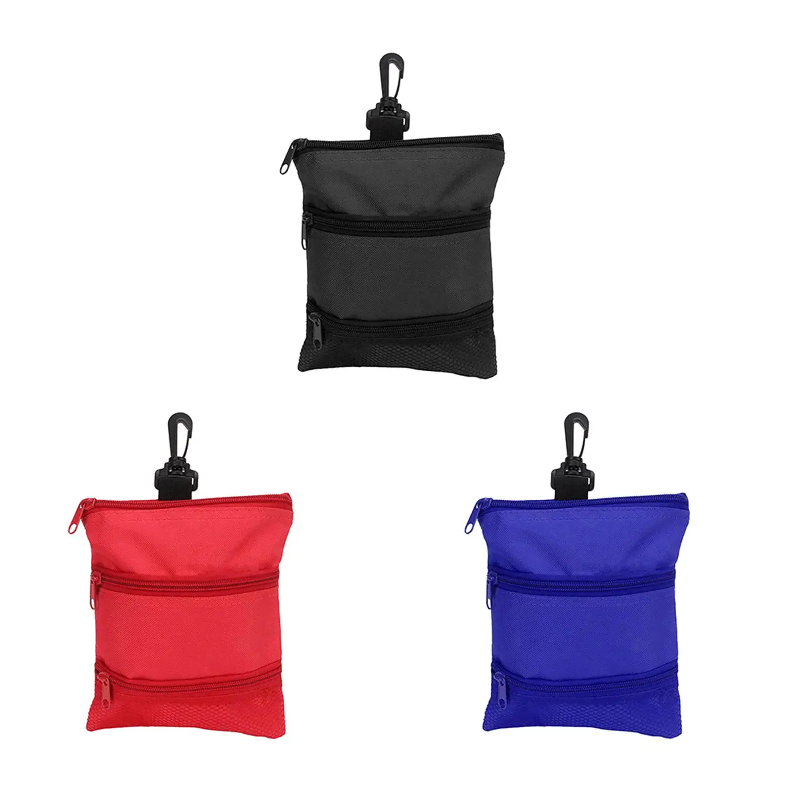 Portable Golf Ball Bag Lightweight Golf Tee Holder Pouch for Golf Accessories Sport Storage